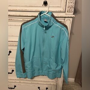 Nike Sportswear Full Zip Up Jacket Teal Women’s Size Large